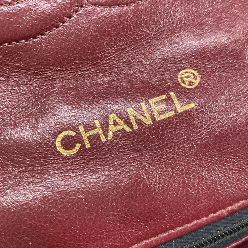 Chanel  Lambskin Scallop Quilted Single Flap Black 01*