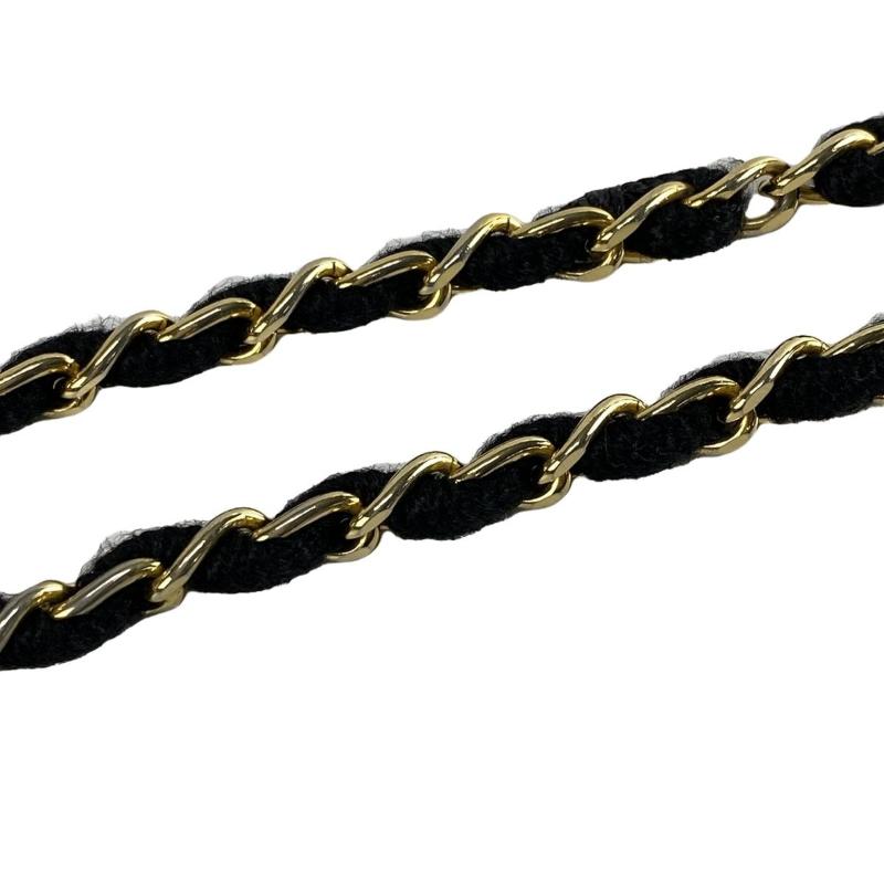 Chanel  Lambskin Scallop Quilted Single Flap Black 01*