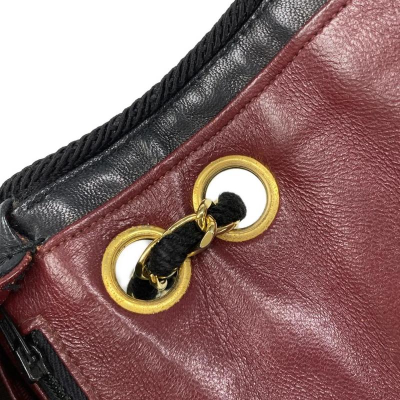 Chanel  Lambskin Scallop Quilted Single Flap Black 01*