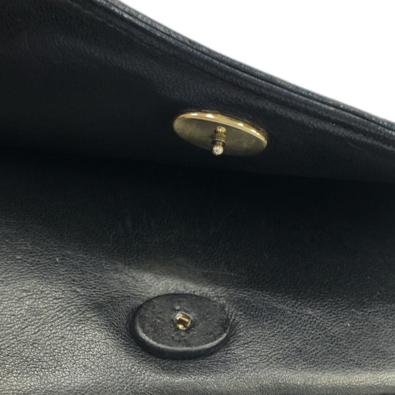 CHANEL Wild Stitch Shoulder Bag Black Lambskin