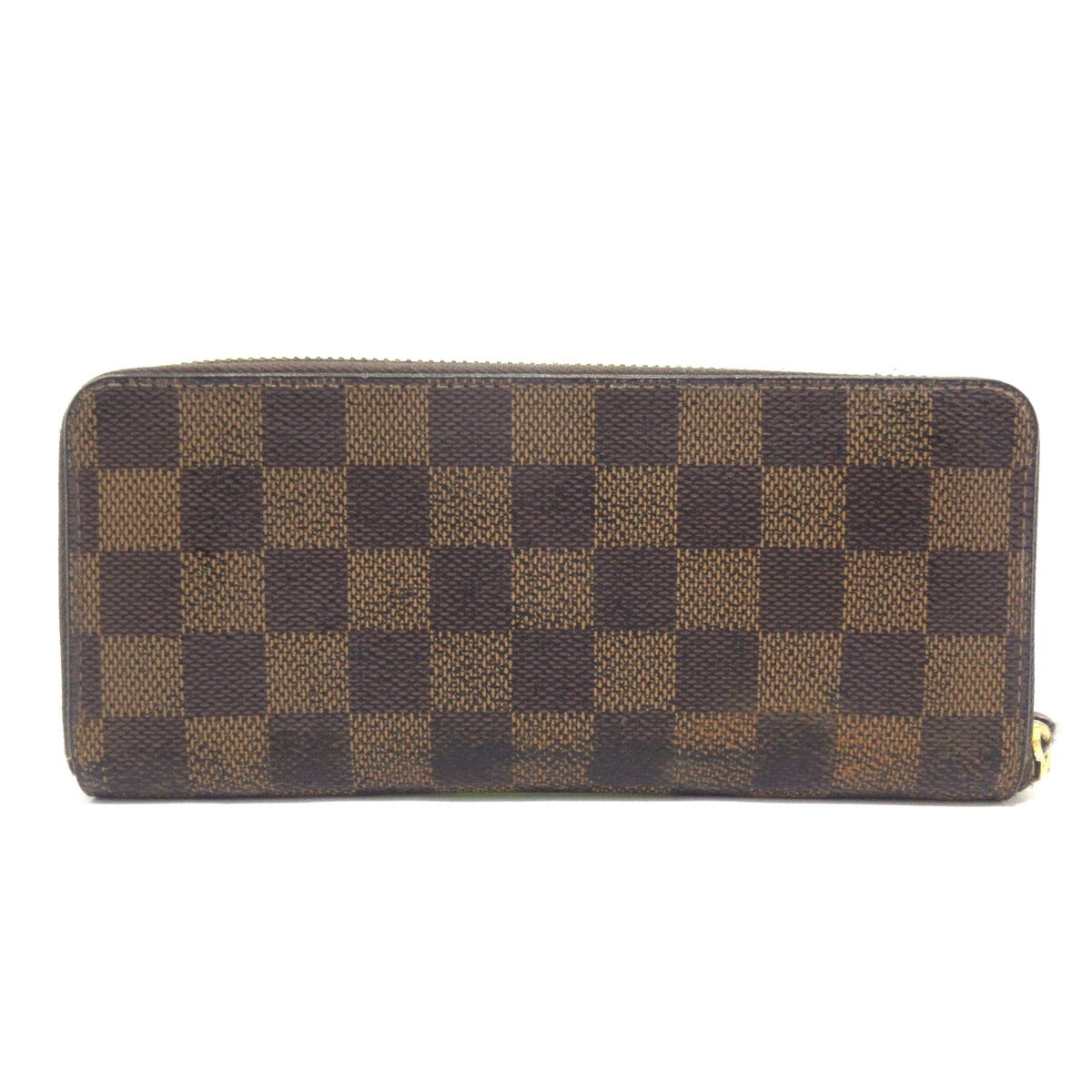 LOUIS VUITTON Damier Ebene Clemence Wallet Rose Ballerine GI0118
