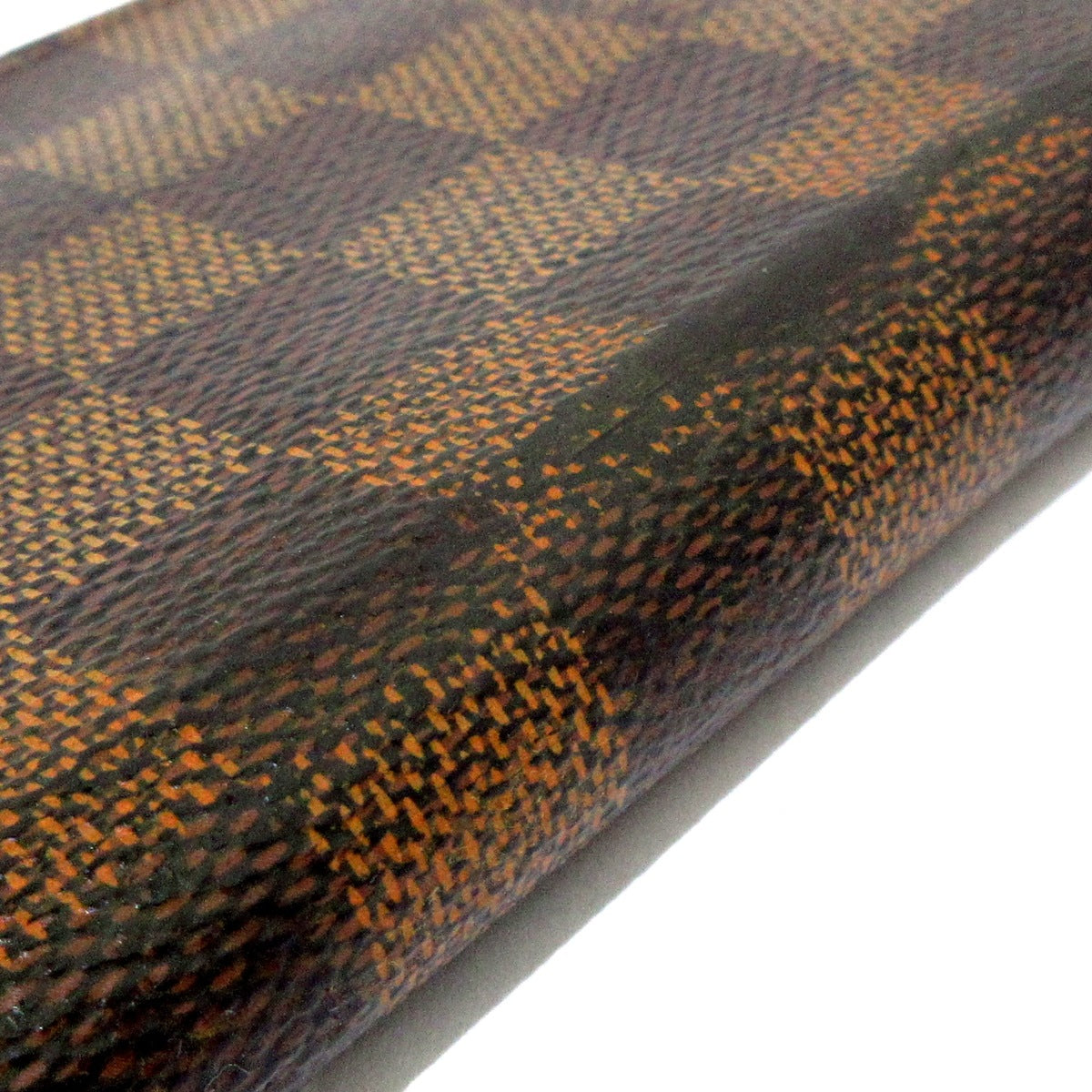 LOUIS VUITTON Damier Ebene Clemence Wallet Rose Ballerine GI0118