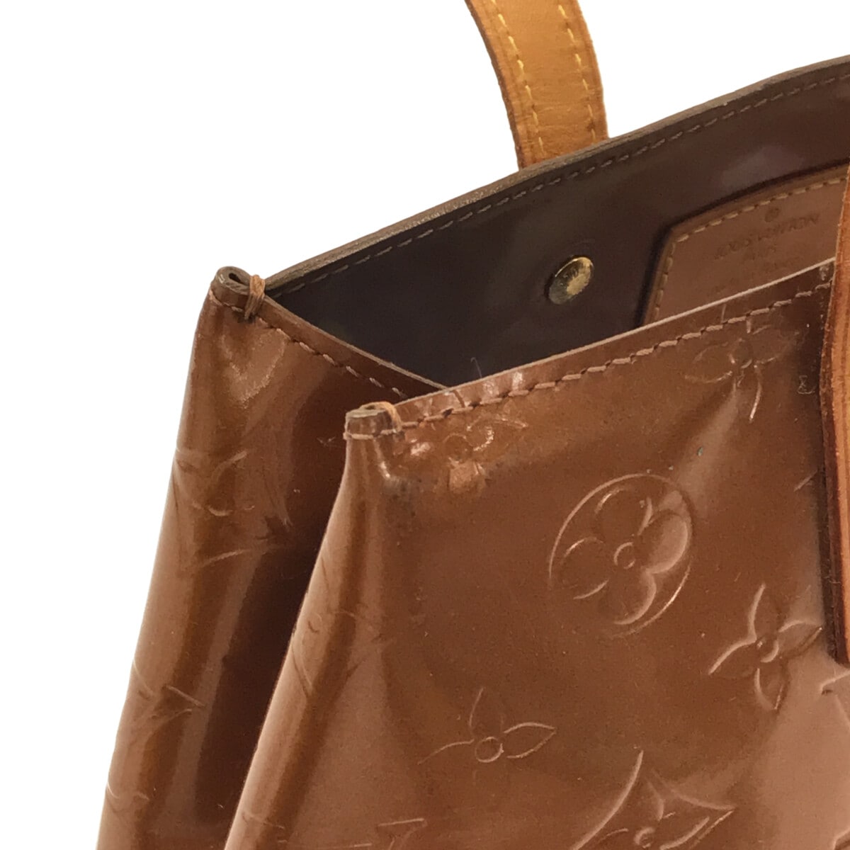 LOUIS VUITTON Vernis Reade PM Bronze