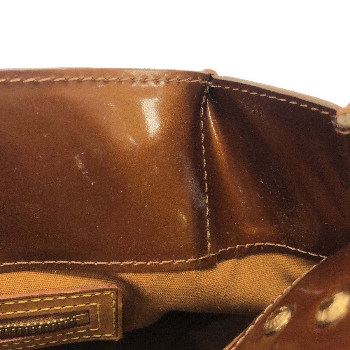 LOUIS VUITTON Vernis Reade PM Bronze