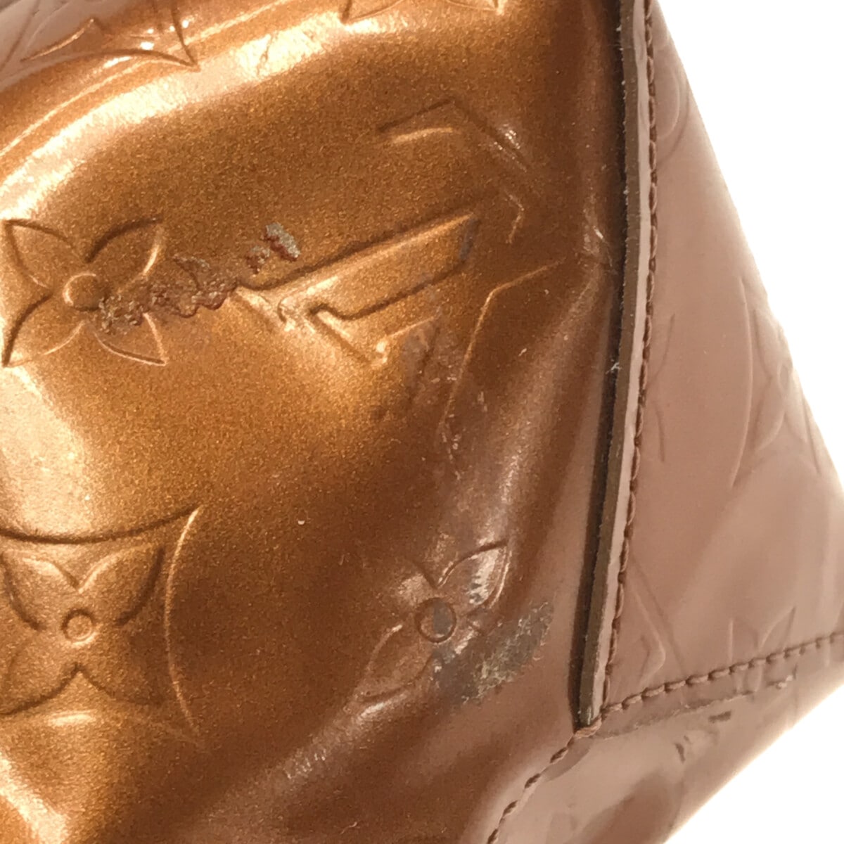 LOUIS VUITTON Vernis Reade PM Bronze
