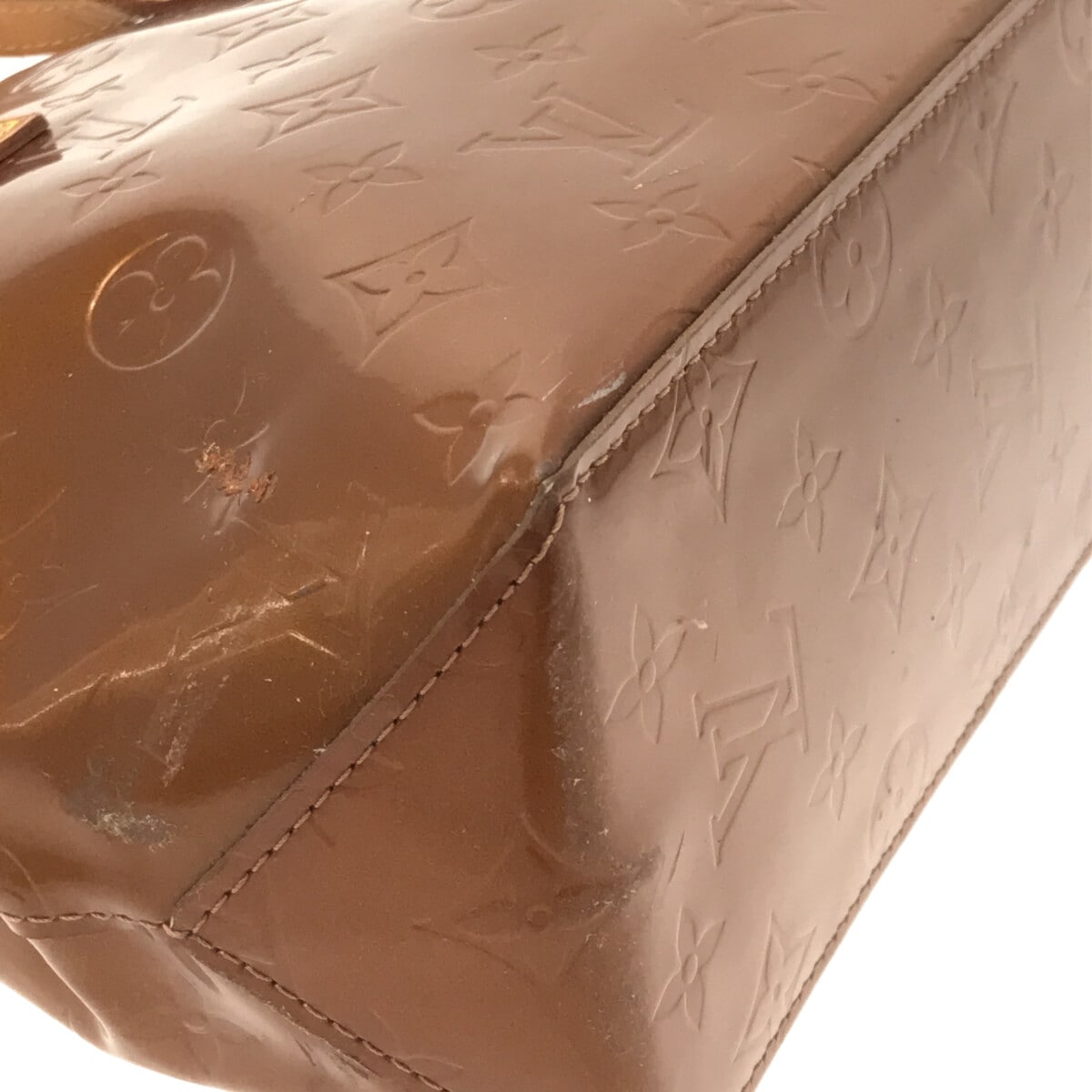 LOUIS VUITTON Vernis Reade PM Bronze