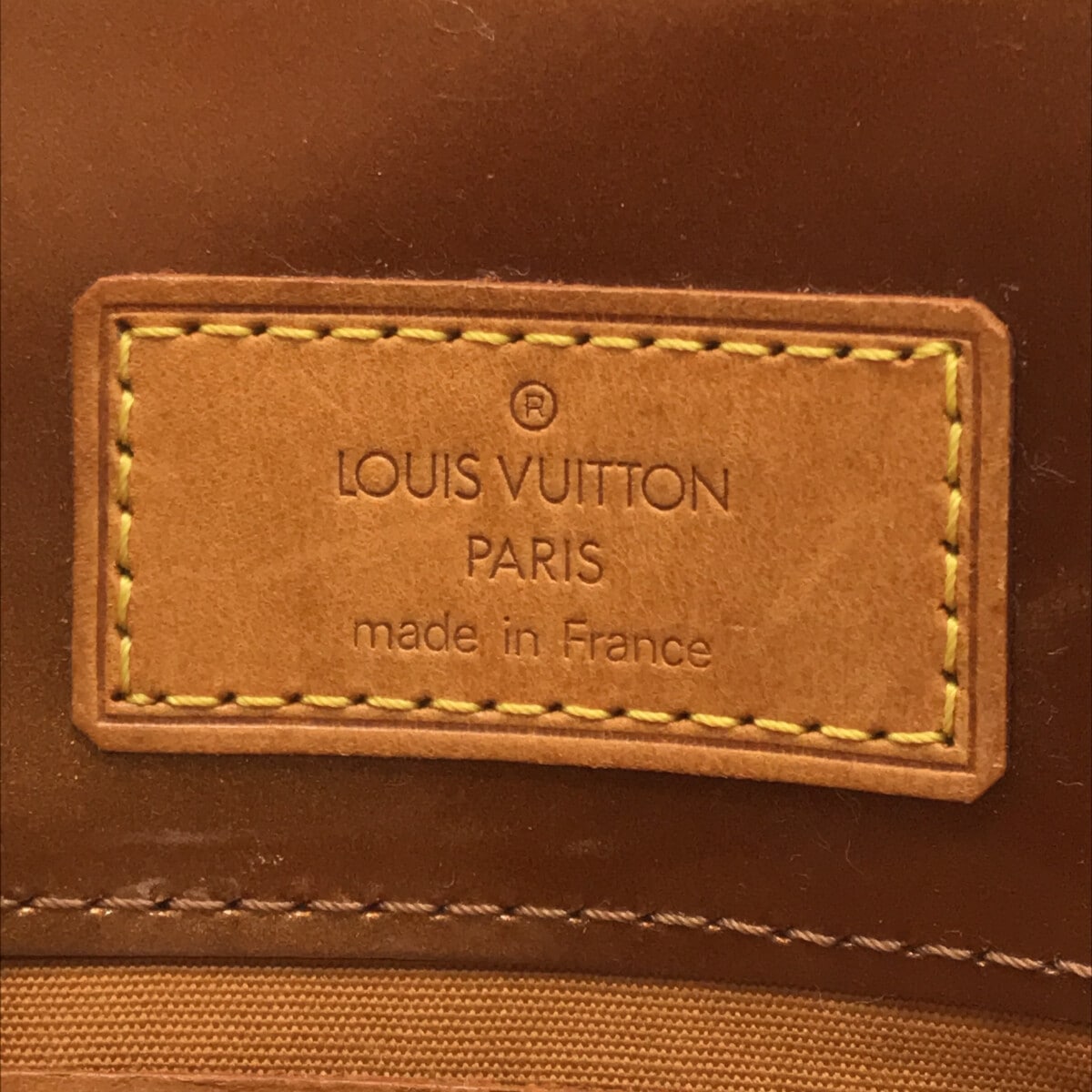 LOUIS VUITTON Vernis Reade PM Bronze