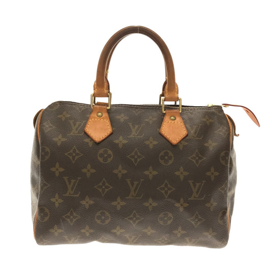 TH1906 LOUIS VUITTON Speedy 25 Monogram Handbag Monogram Canvas