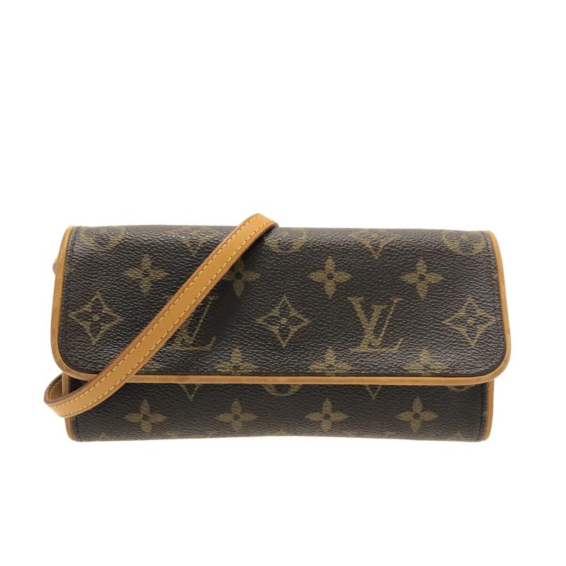 LOUIS VUITTON Monogram Pochette Twin PM M51852