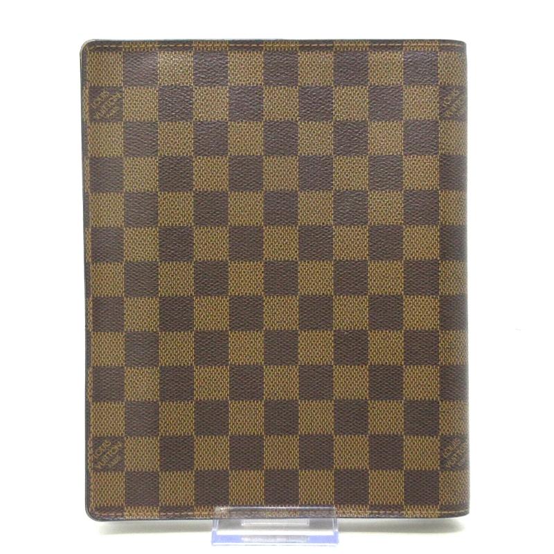 LOUIS VUITTON Damier Ebene Desk Agenda Cover