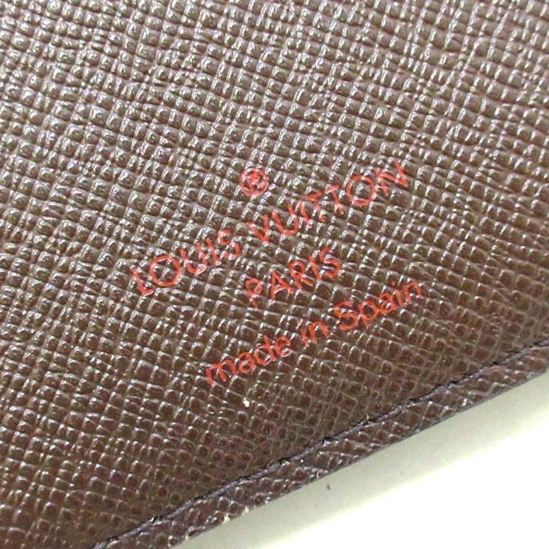 LOUIS VUITTON Damier Ebene Desk Agenda Cover