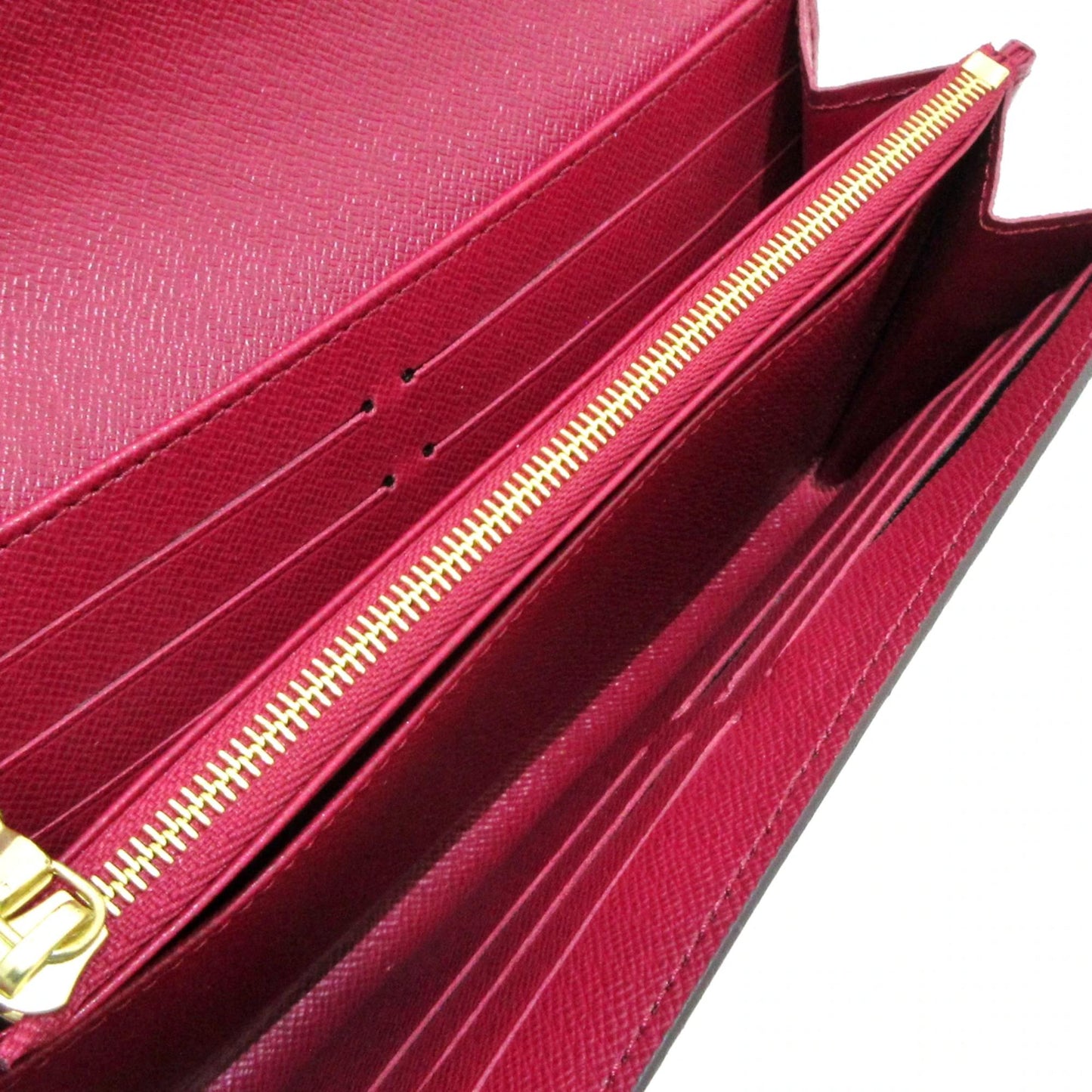 LOUIS VUITTON Monogram Sarah Wallet NM Fuchsia