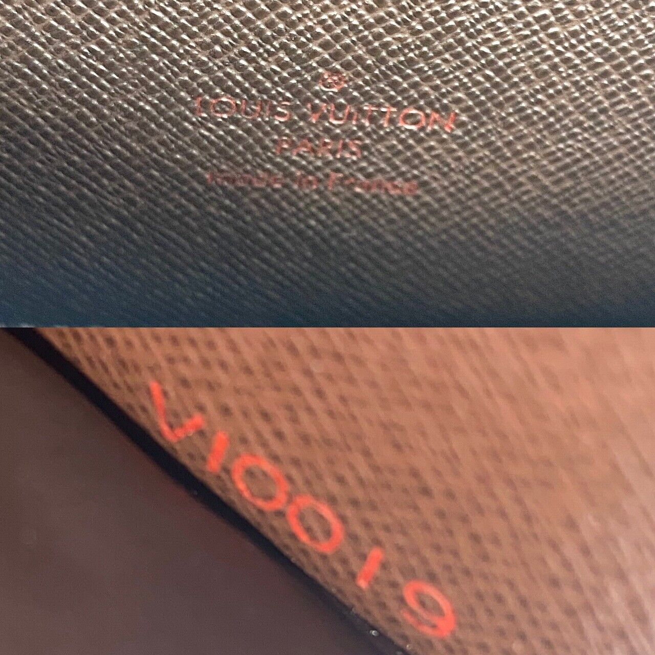 LOUIS VUITTON Damier Ebene Zippy Wallet