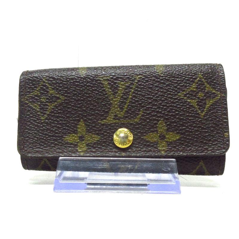 LOUIS VUITTON Monogram 4 Key Multicles Holder RA3058