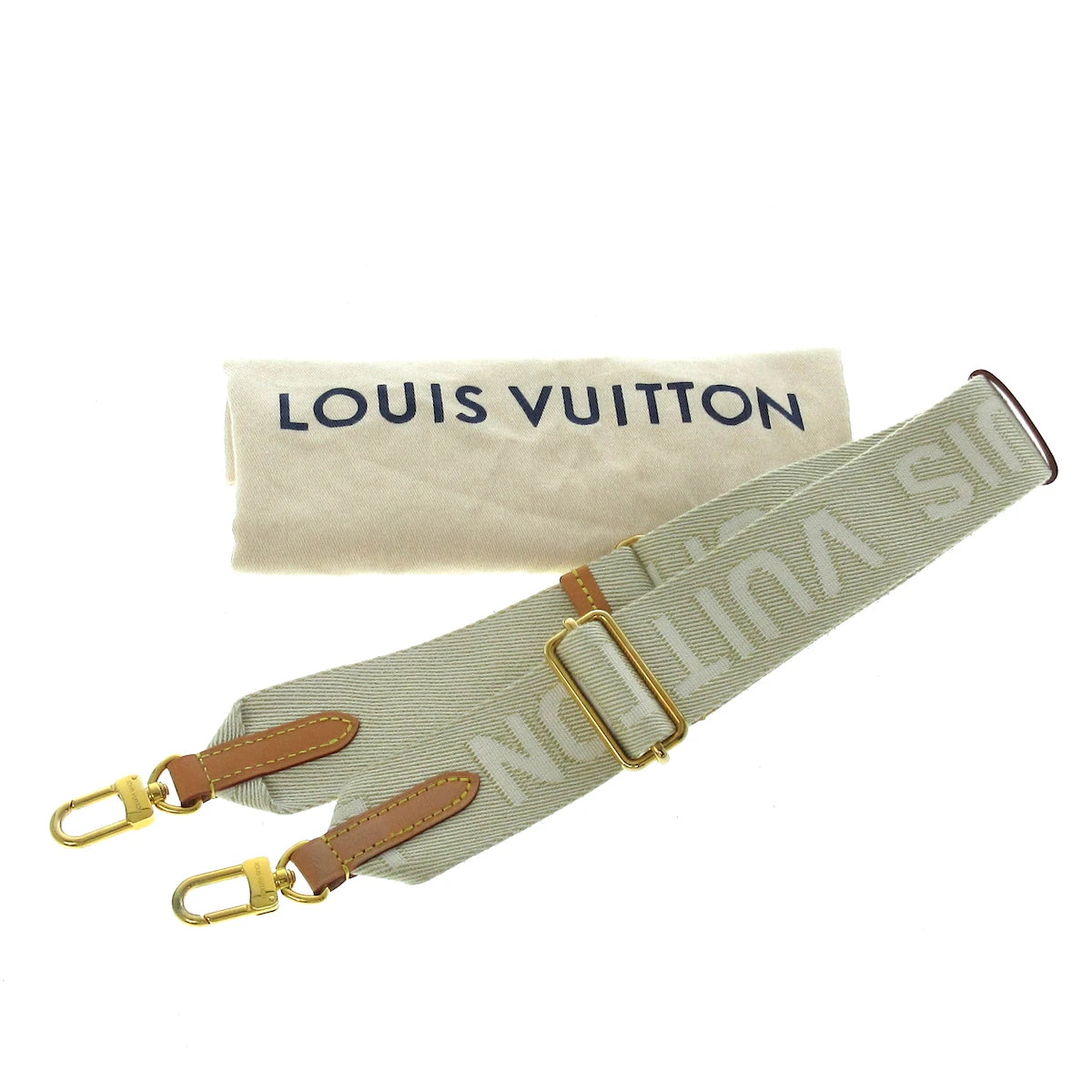 LOUIS VUITTON Lambskin Embossed Monogram Coussin PM Beige Cream