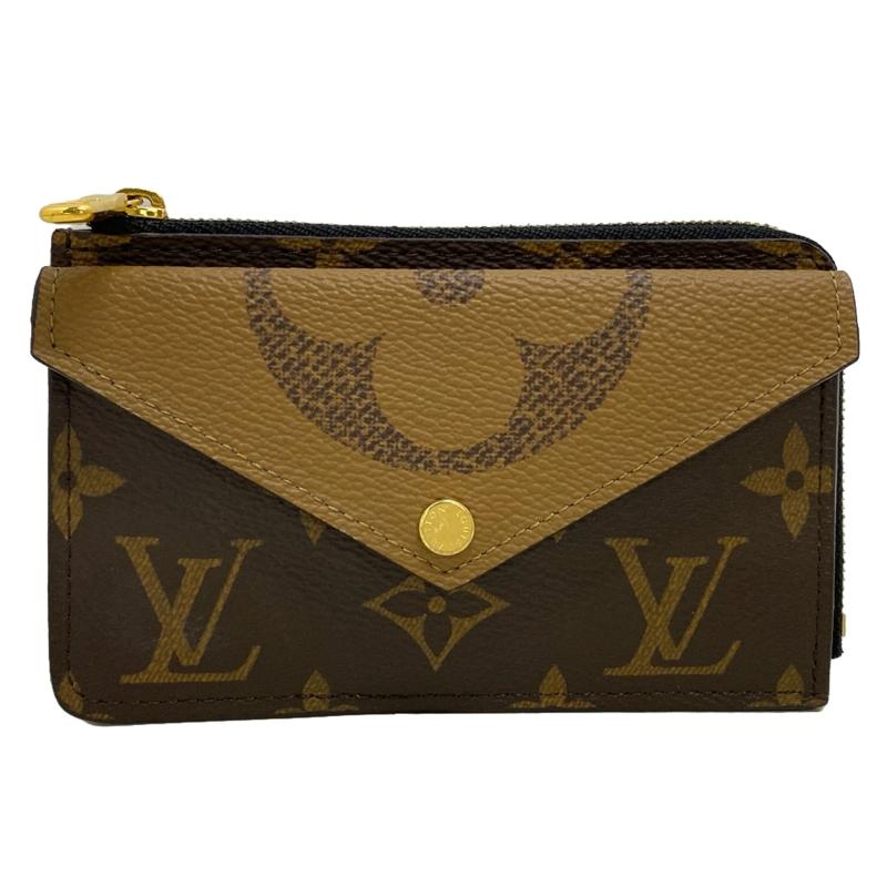 PRE-ORDER  Louis Vuitton  Reverse Monogram Recto Verso Card Holder Brown RFID