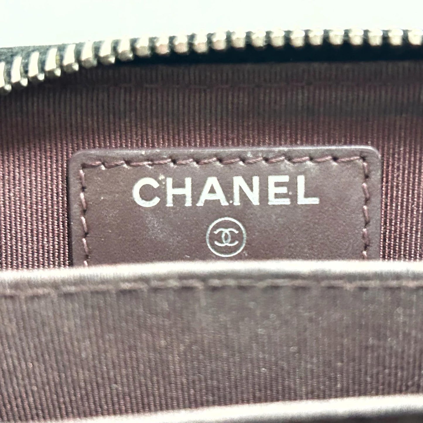 PRE ORDER CHANEL Caviar Quilted Zip Coin Purse Black