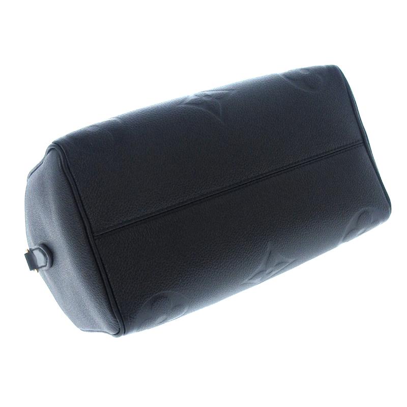 PRE-ORDER Louis Vuitton  Empreinte Monogram Giant Speedy Bandouliere 25 Black RFID