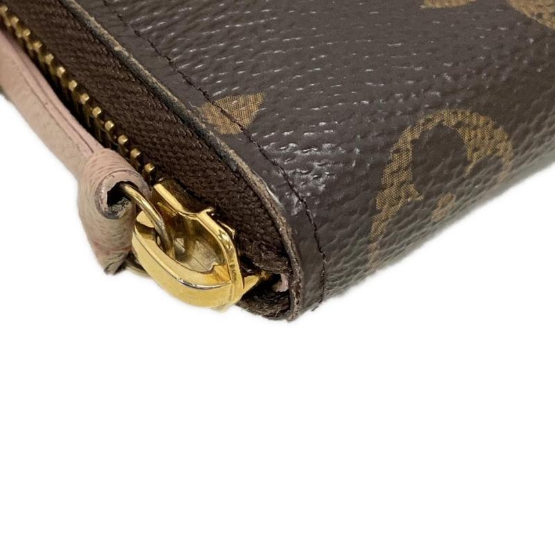 Louis Vuitton  Monogram Clemence Wallet Rose Ballerine CA3186