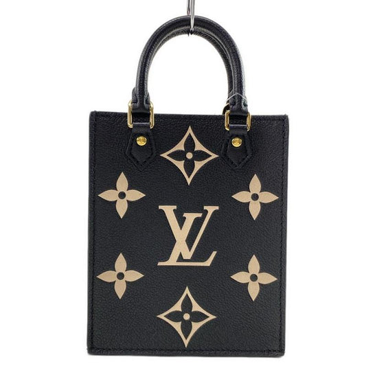 Louis Vuitton  Empreinte Monogram Giant Petit Sac Plat Black Beige RFID