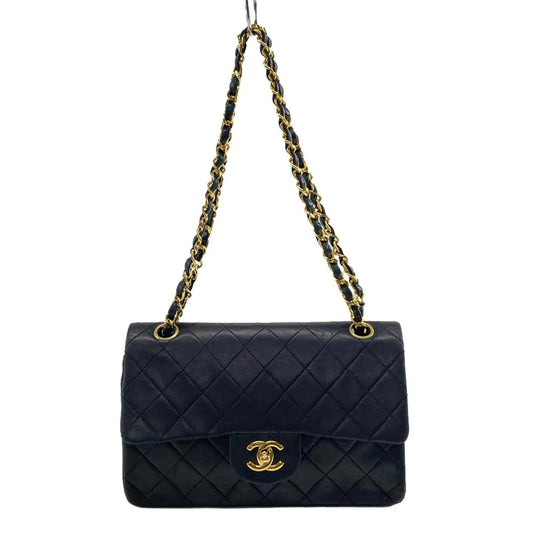 Preorder CHANEL Lambskin Quilted Small Double Flap Black 9 Series