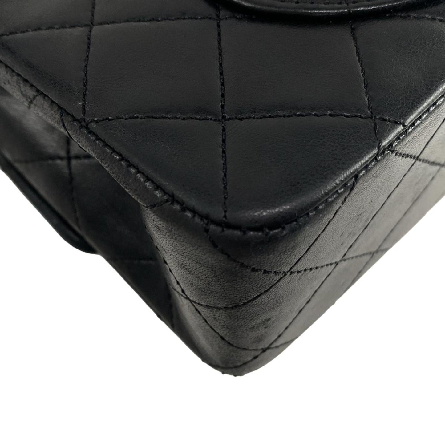 Preorder CHANEL Lambskin Quilted Small Double Flap Black 9 Series