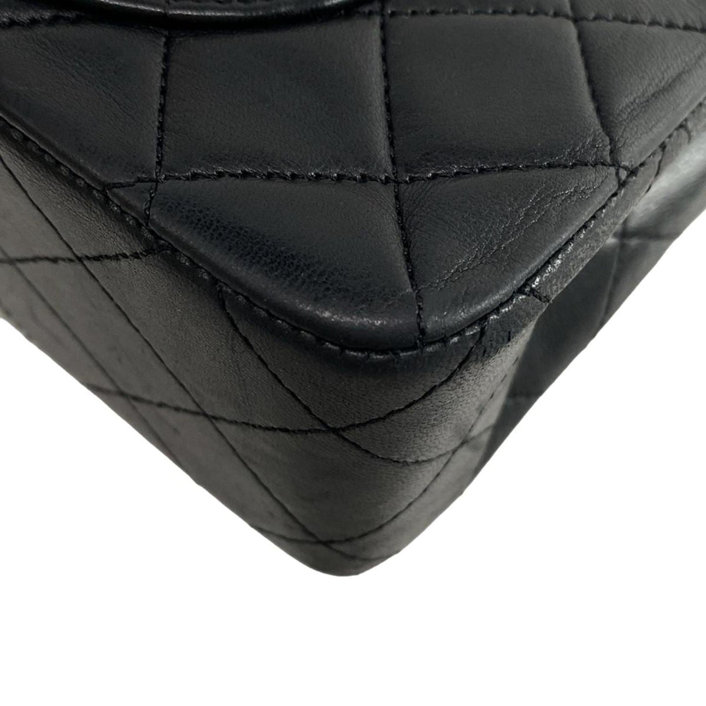 Preorder CHANEL Lambskin Quilted Small Double Flap Black 9 Series