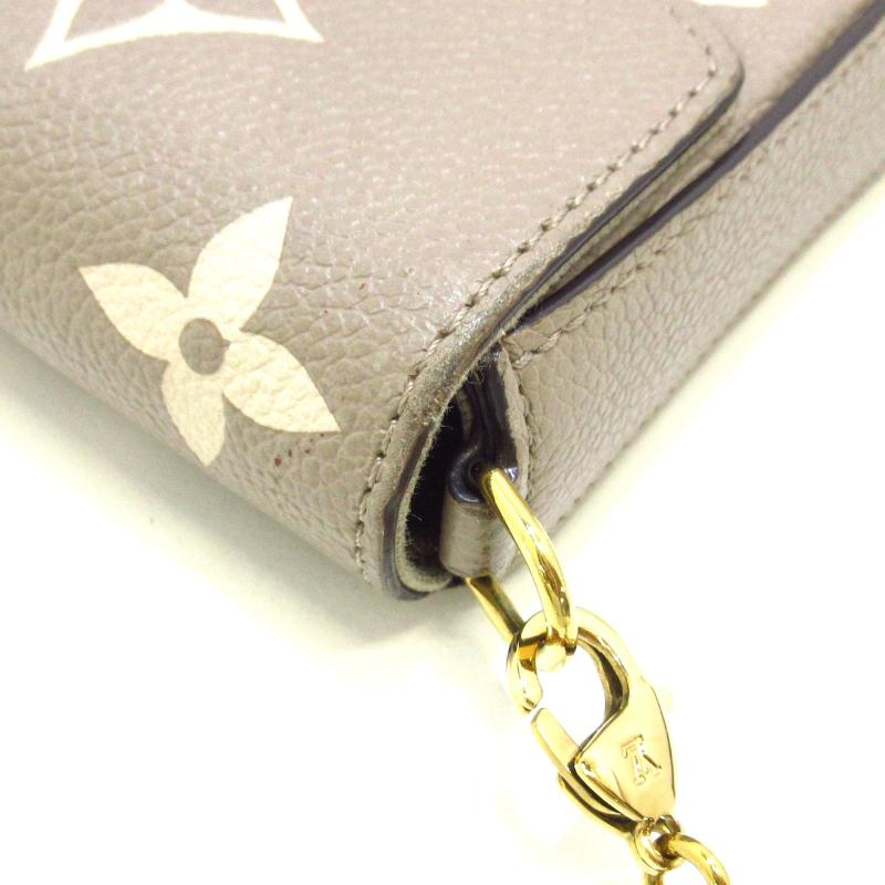 PRE-ORDER  Louis Vuitton  Empreinte Monogram Giant Felicie Pochette Tourterelle Creme FY5200