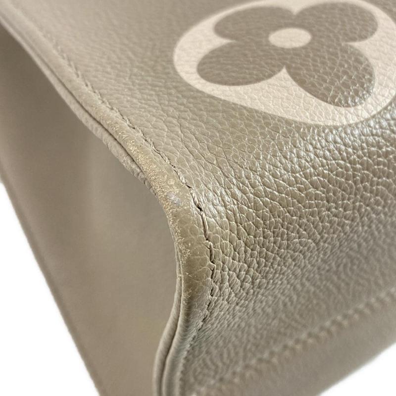 Louis Vuitton  Empreinte Monogram Giant Onthego MM Tourterelle Creme RFID