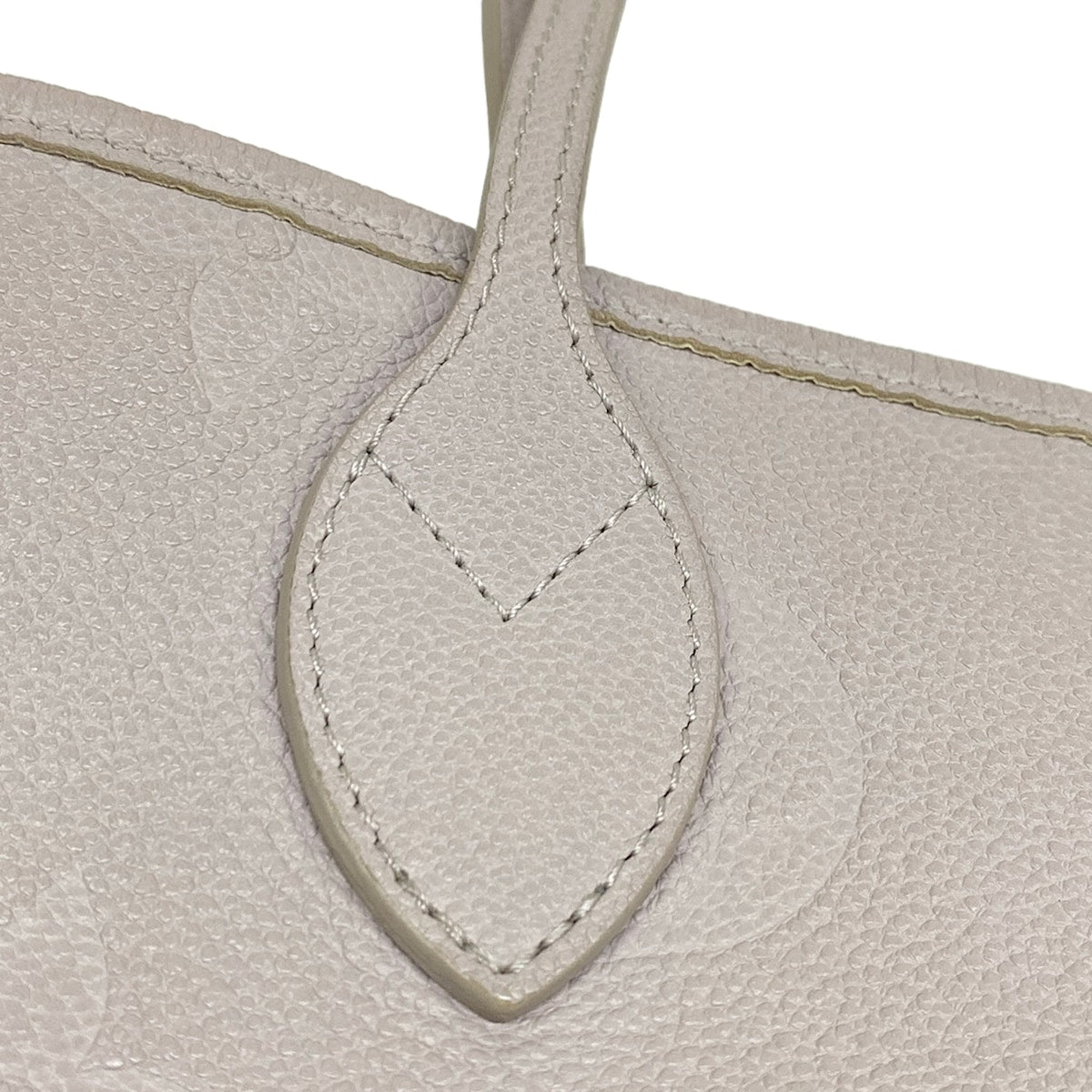$3050 Louis Vuitton Neverfull MM Empreinte Grey Brume RFID with Pouch 10021314