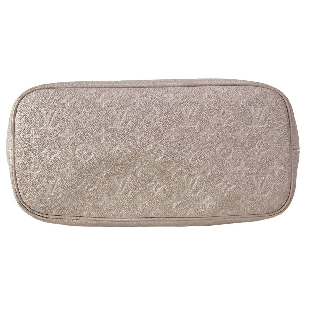 $3050 Louis Vuitton Neverfull MM Empreinte Grey Brume RFID with Pouch 10021314