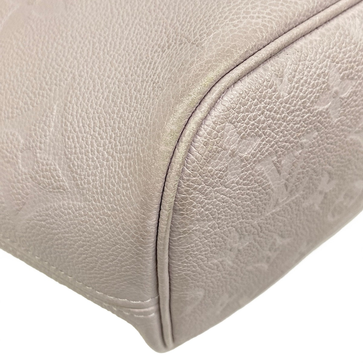 $3050 Louis Vuitton Neverfull MM Empreinte Grey Brume RFID with Pouch 10021314