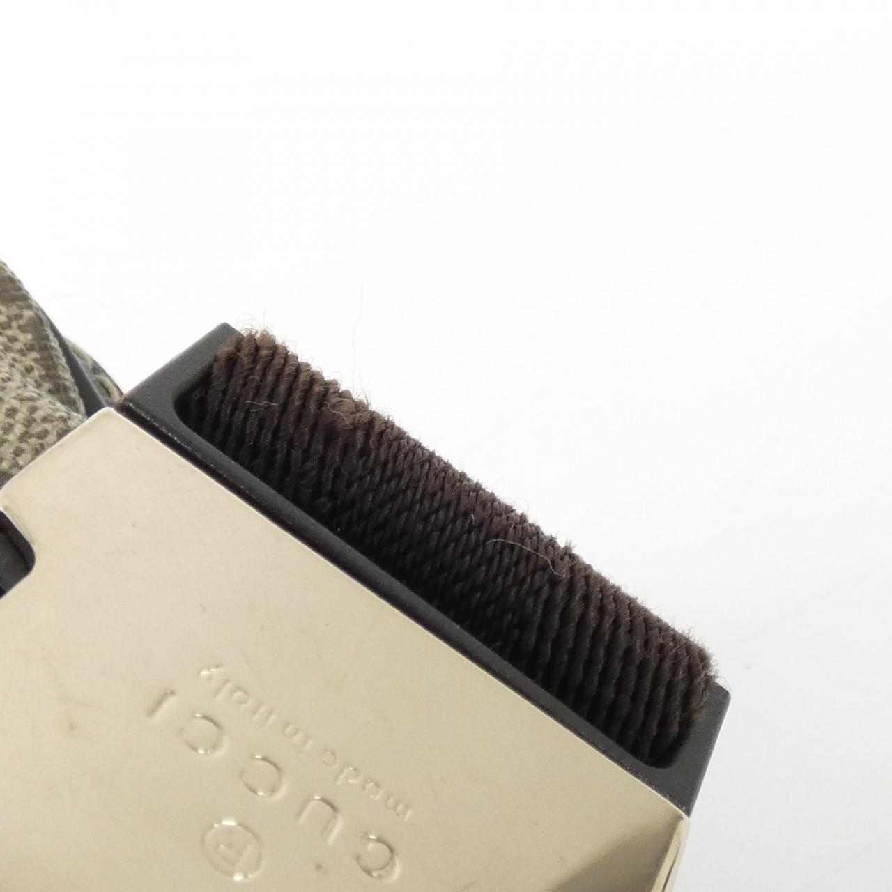 GUCCI  GG Supreme Monogram Belt Bag Dark Brown