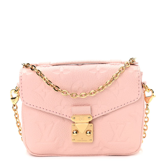 LOUIS VUITTON Empreinte Micro Metis Rose Pink