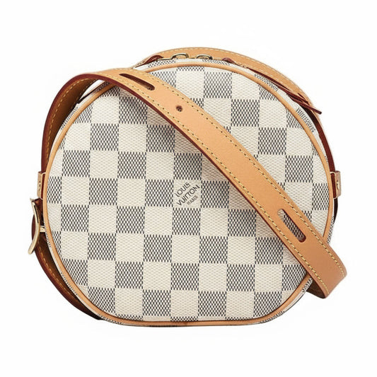 $2190 Louis Vuitton Damier Azur Boite Chapeau Souple PM