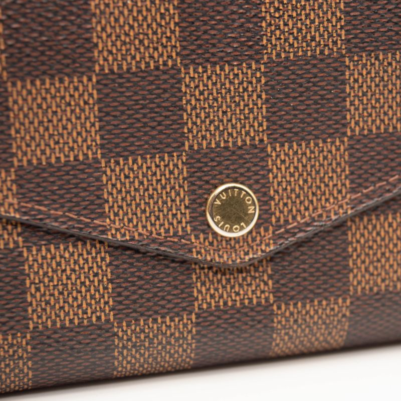 Louis Vuitton Damier Ebene Sarah Wallet NM