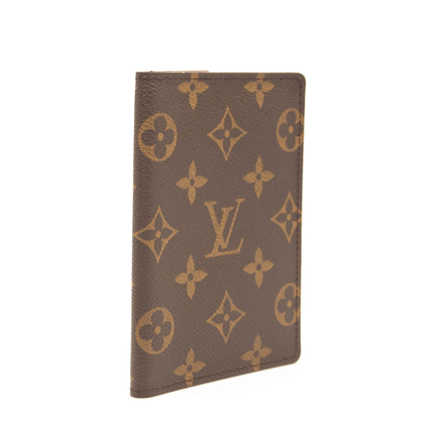 Louis Vuitton Passport Cover Brown Monogram Canvas Clutch