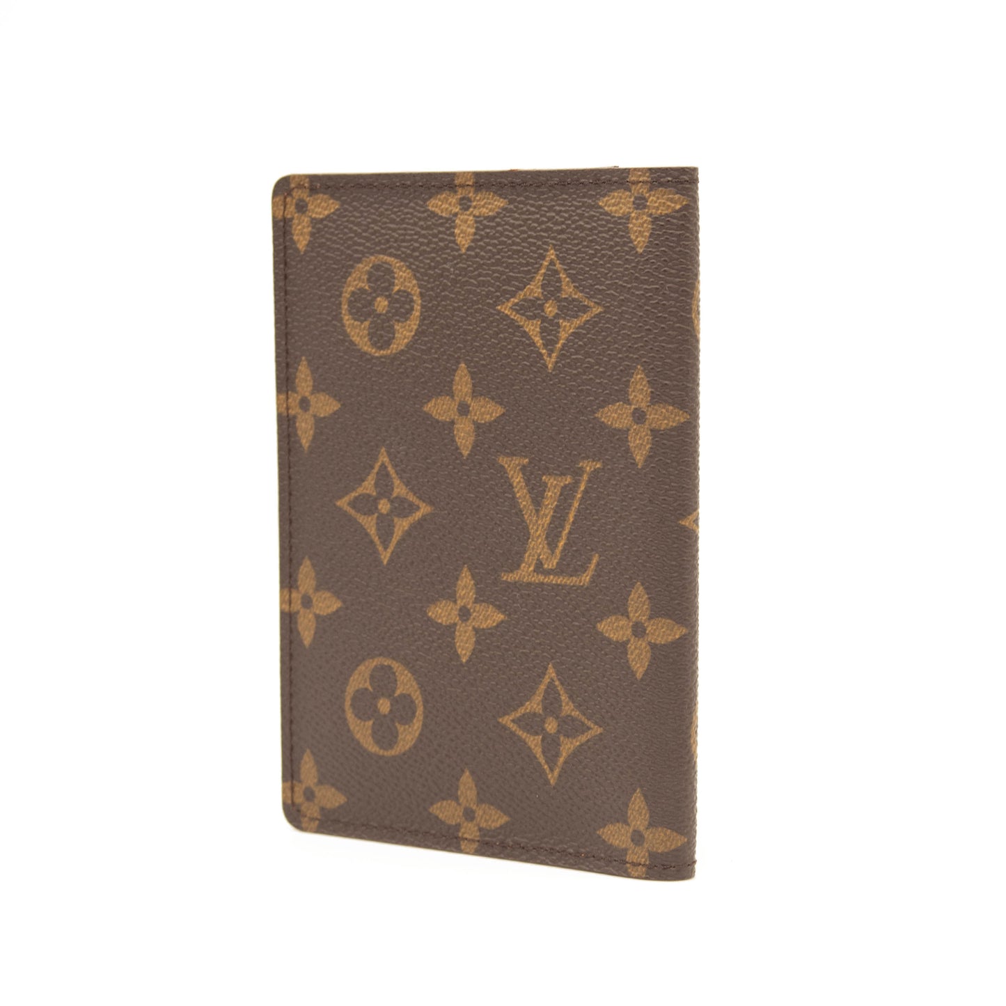 Louis Vuitton Passport Cover Brown Monogram Canvas Clutch