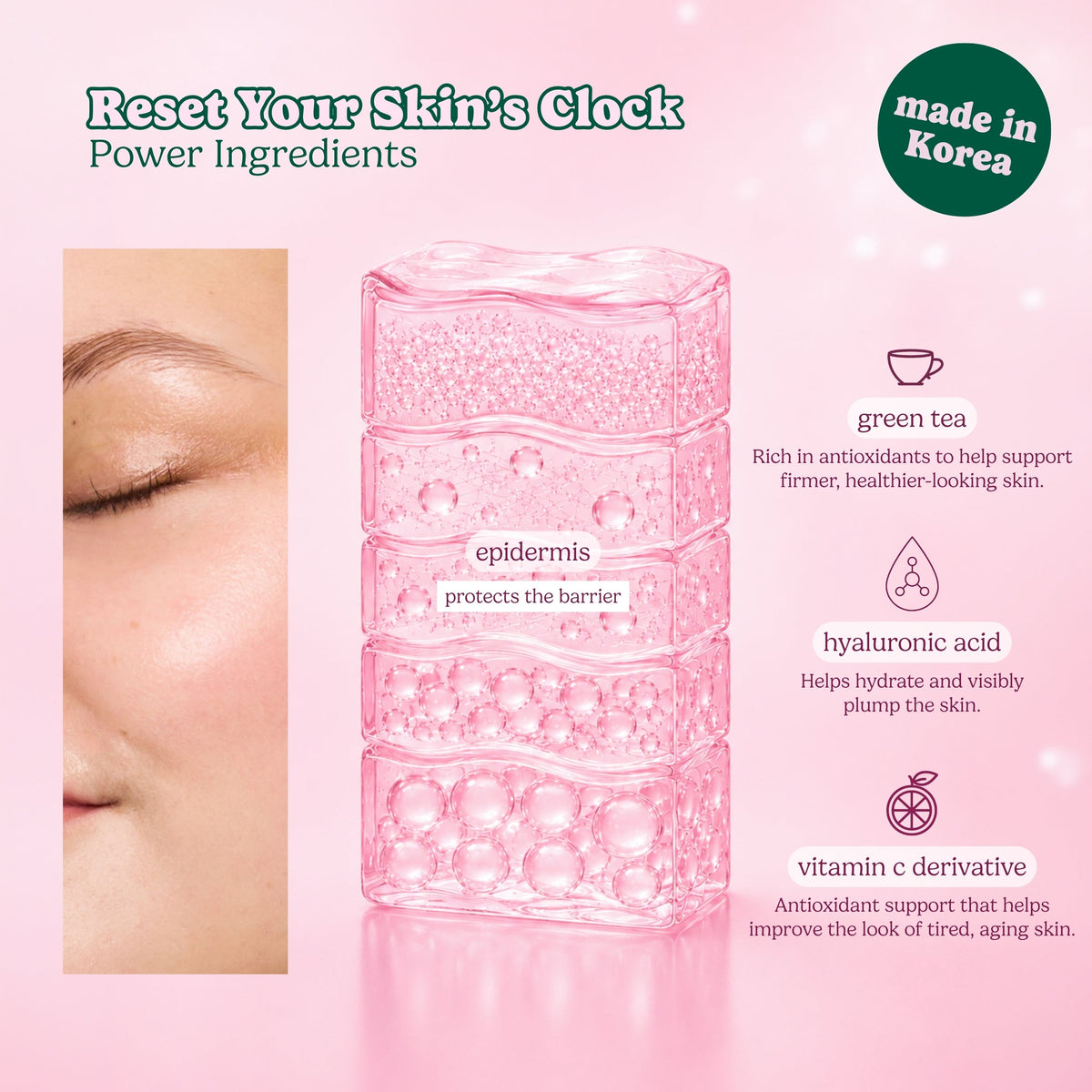 8 Pack - Green Reset Anti Aging Raw Juice Mask Multipack
