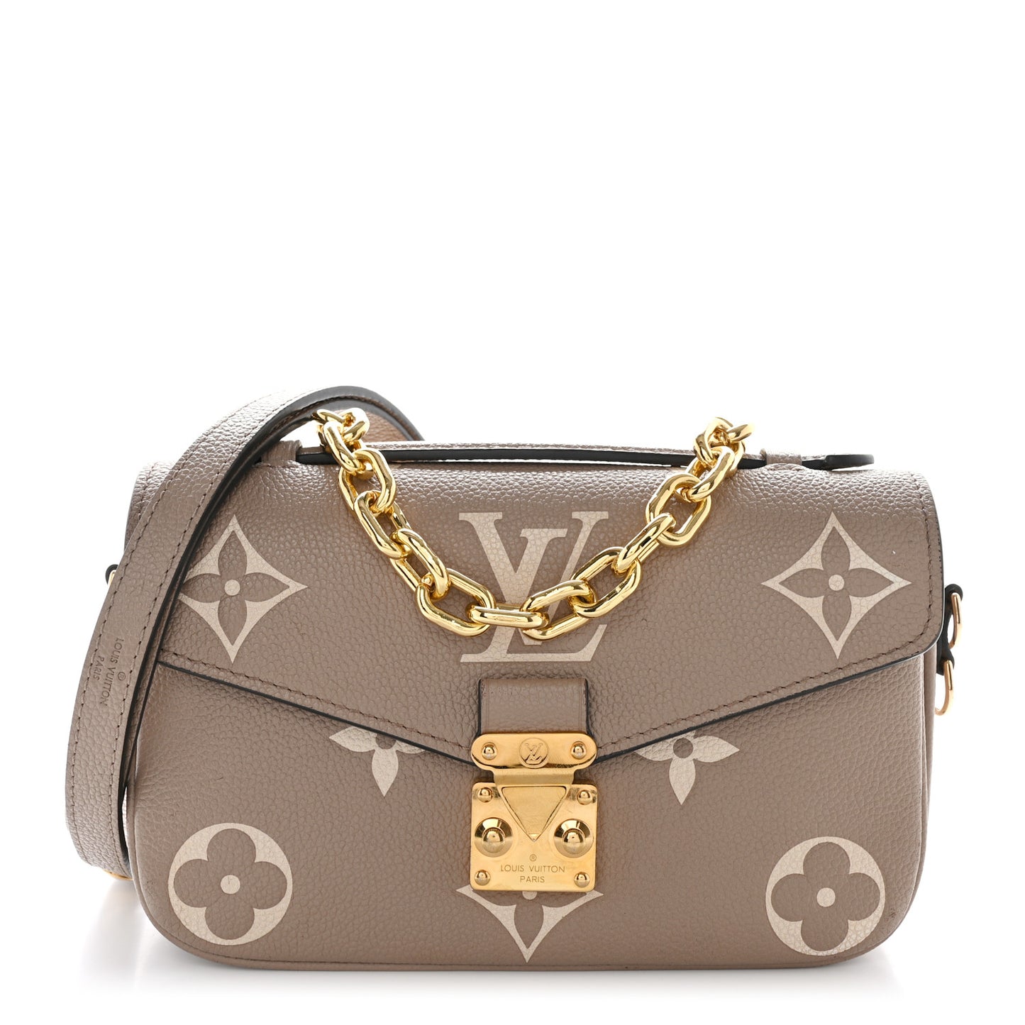 Louis Vuitton Empreinte Pochette Metis East West Bicolor Tortourelle