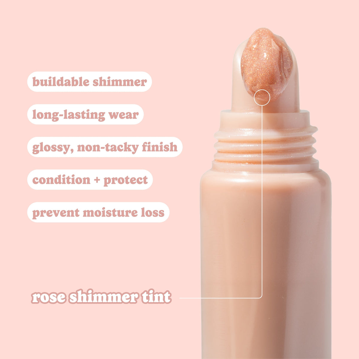 Rose Sugar Shimmer Smoothie Lip Treatment