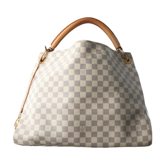 Used Louis Vuitton Damier Azur Artsy MM Hobo