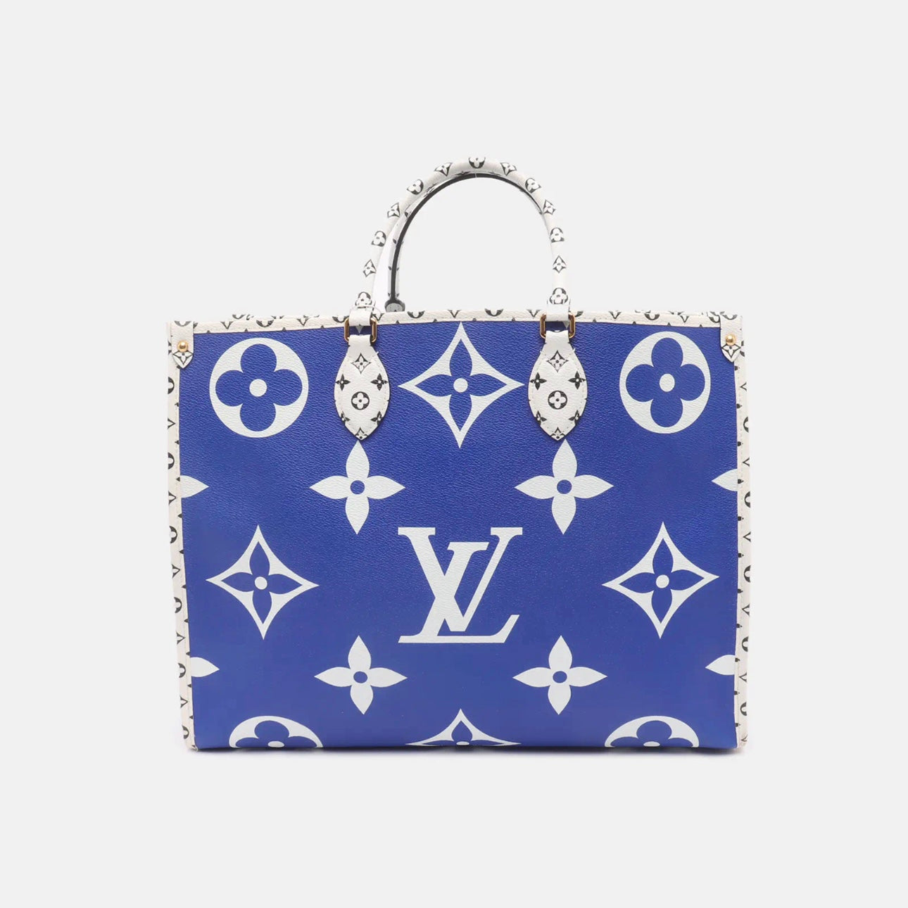 Louis Vuitton On The Go GM Okinawa Blue Tote