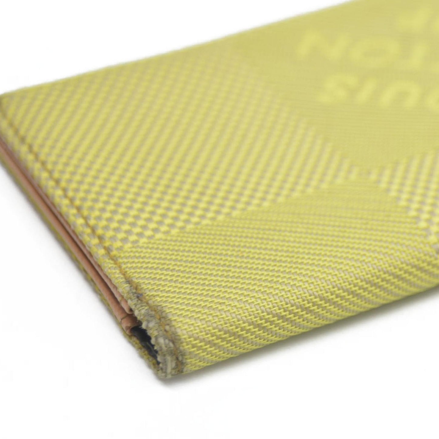 AUCTION $510 Louis Vuitton  Damier Geant Americas Cup Card Holder Wallet Yellow