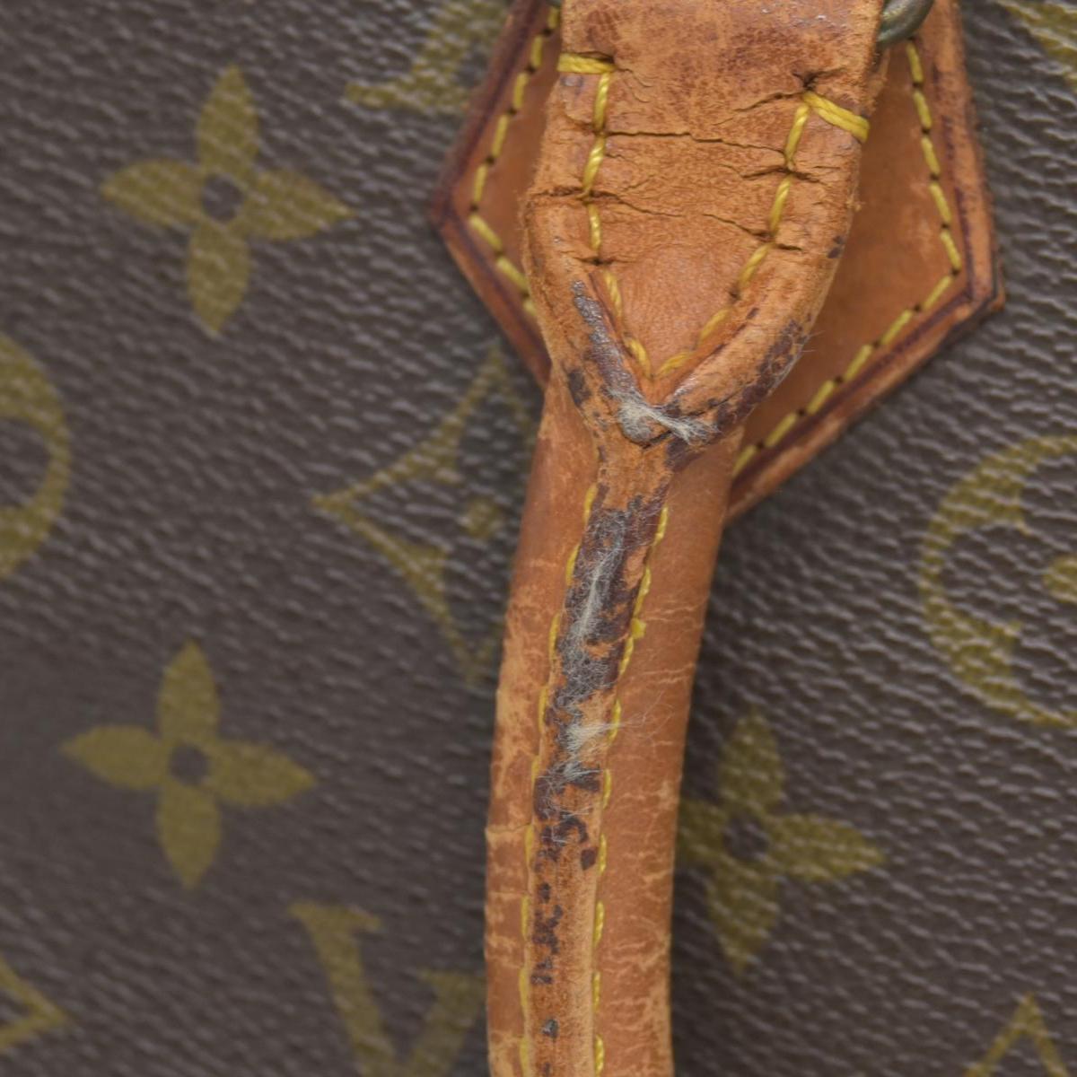 $1340 Louis Vuitton LV Hand Bag Sac Plat Brown Monogram