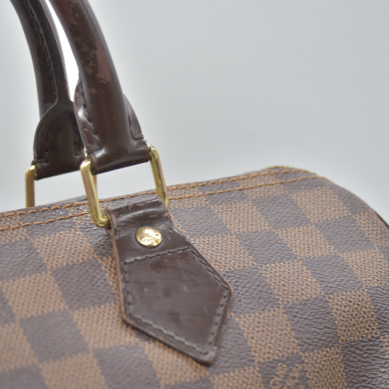 $2040 2012 Louis Vuitton Bandouliere Speedy 30 Damier Ebene SP2182