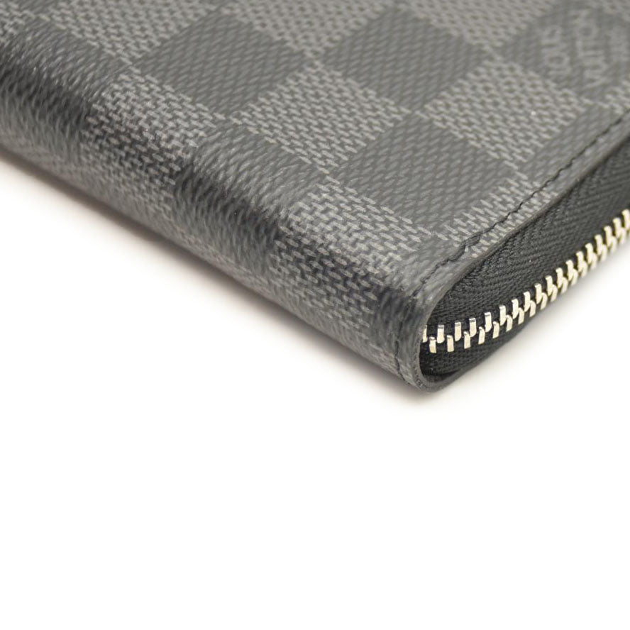 Louis Vuitton  Damier Graphite Zippy Coin Purse Vertical MI5118
