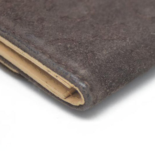 $330 CELINE C Macadam Suede Leather 6 Ring Key Case Brown