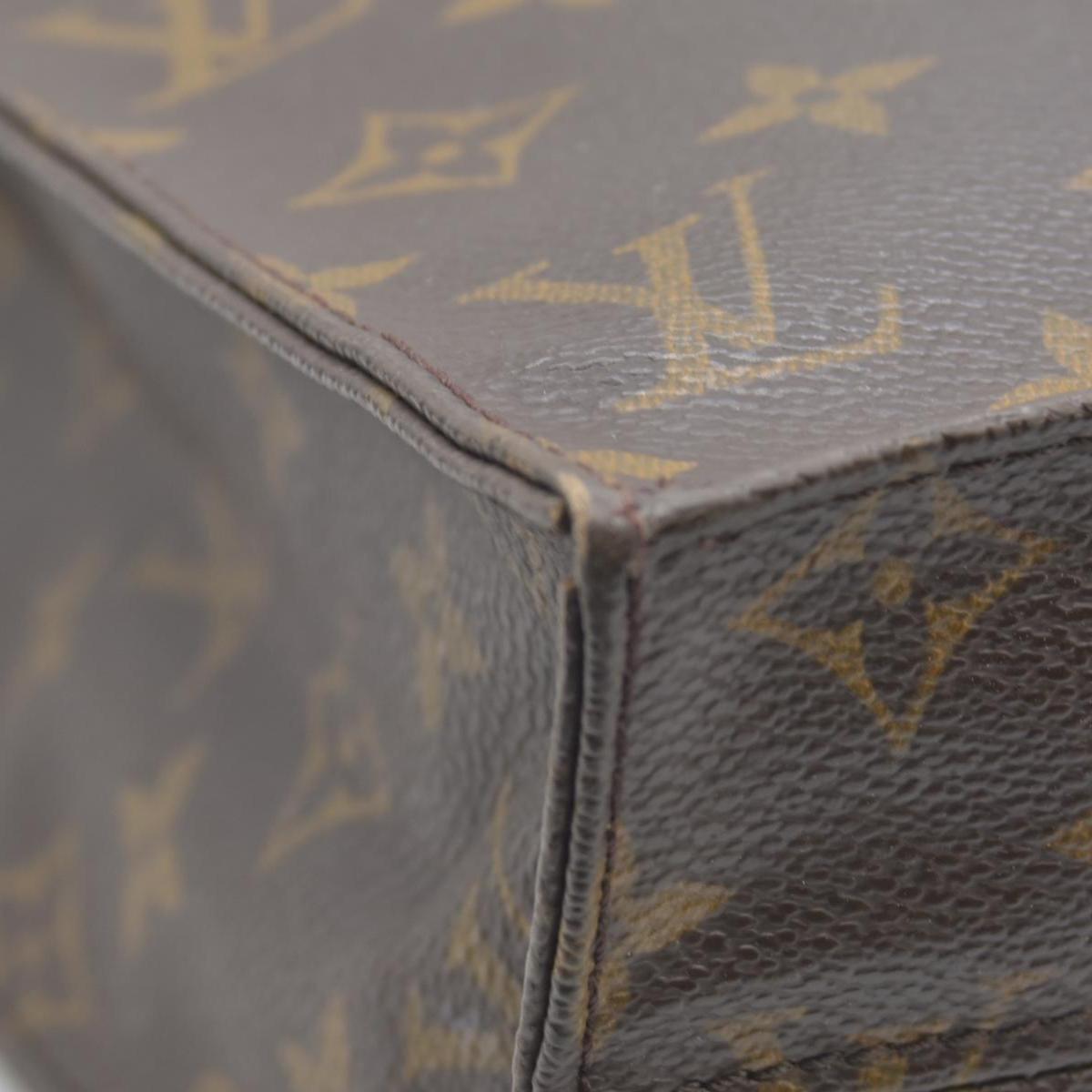$1340 Louis Vuitton LV Hand Bag Sac Plat Brown Monogram