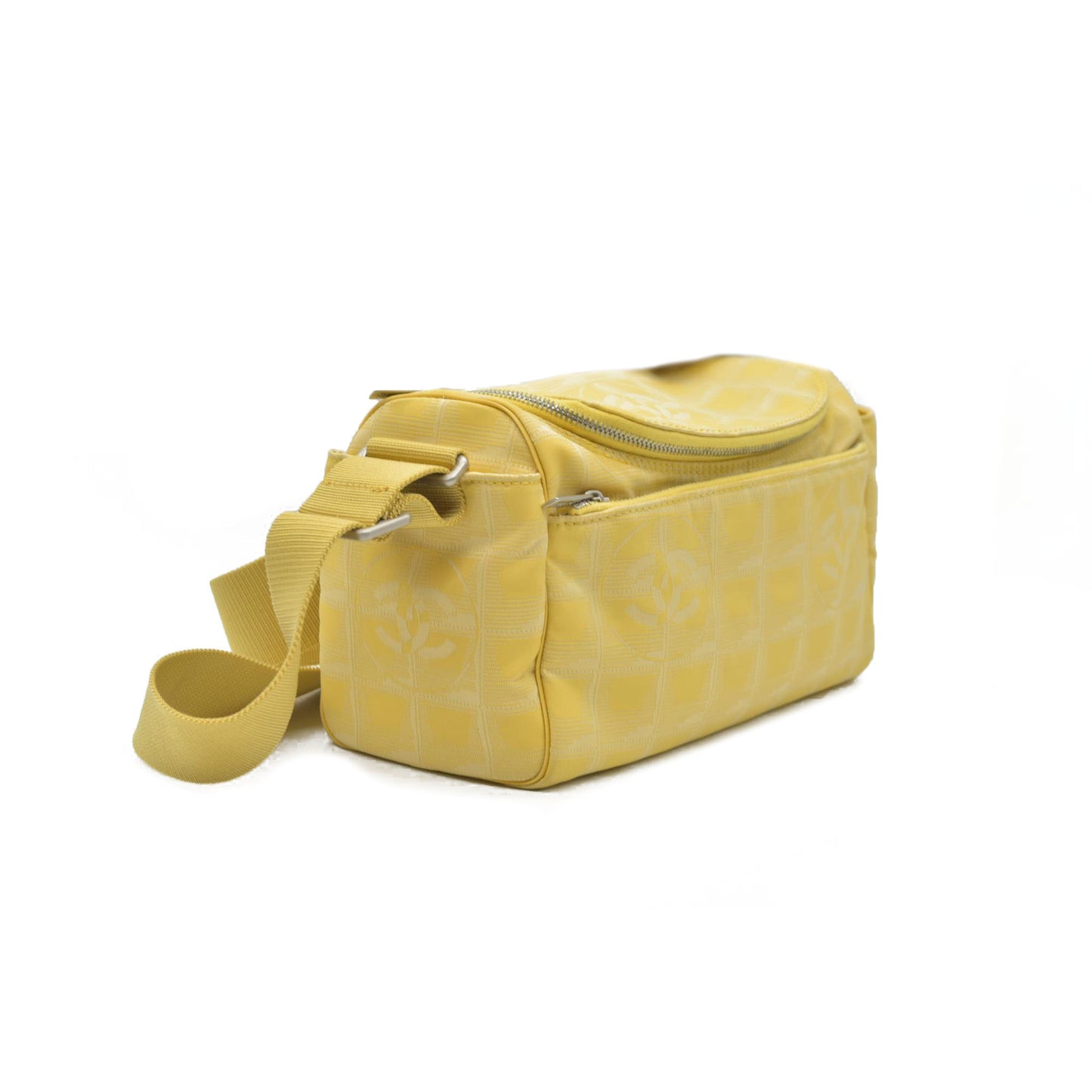 Chanel Travel Ligne Barrel Bag Yellow CONSIGNEMT